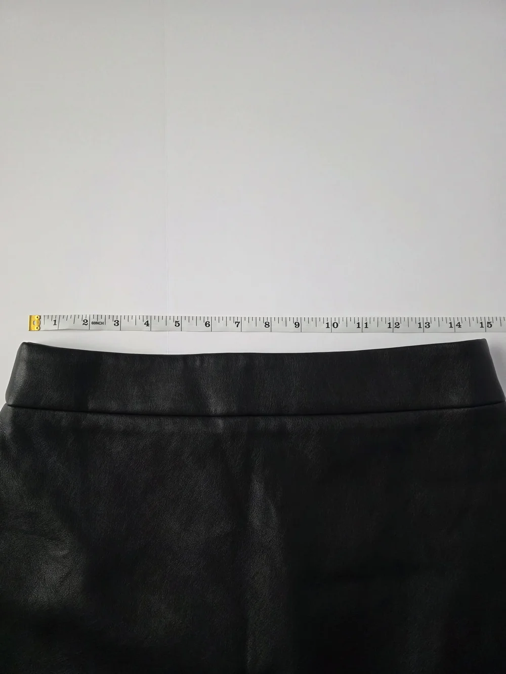 J. Crew Faux-leather A-line mini skirt Jcrew factory black Size 6